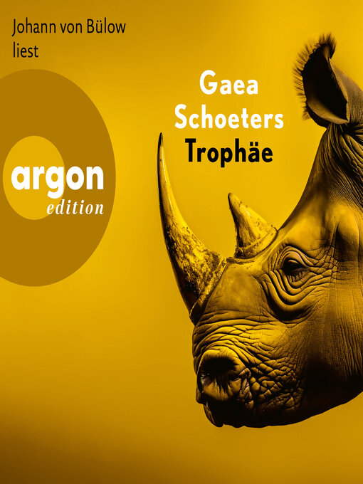 Titeldetails für Trophäe (Ungekürzte Lesung) nach Gaea Schoeters - Warteliste